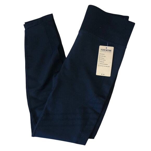 NWT 3 pairs of VS PINK SEAMLESS LEGGINGS ALL NEW WITH TAGS size medium - Picture 6 of 12